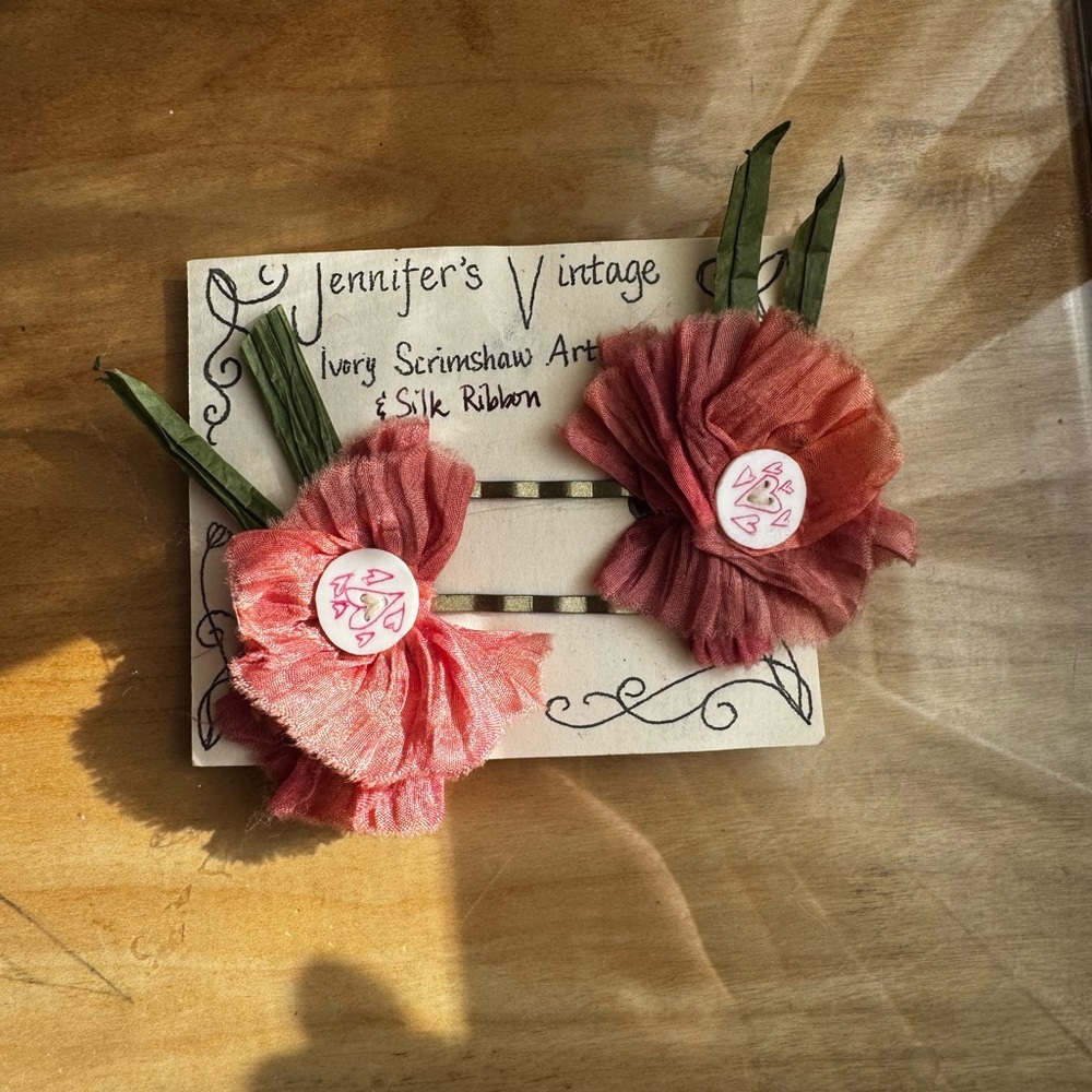 Floral Hair Clips